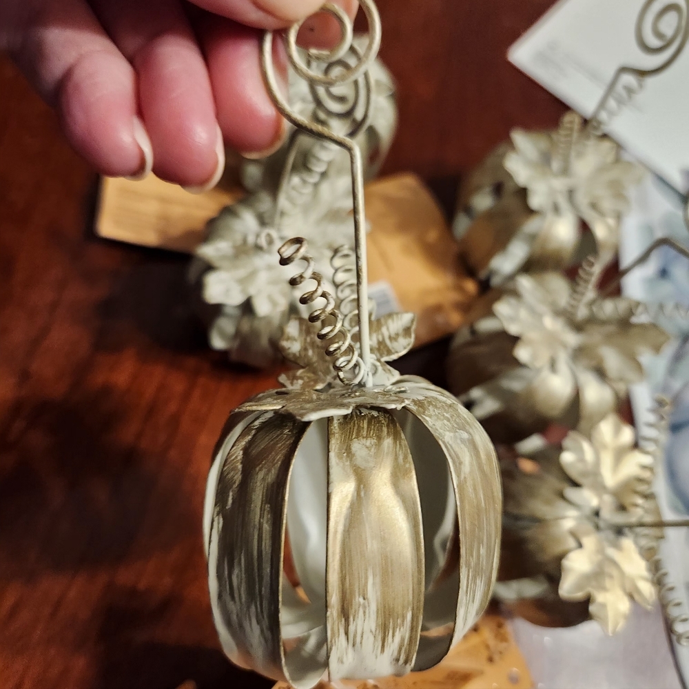 Robert Stanley Pumpkin Card Holders 7 Pieces - Picture 2 of 4